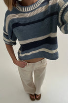 Noella Marian Knit Daya Blue Stripe - Steranko Clothing Manchester