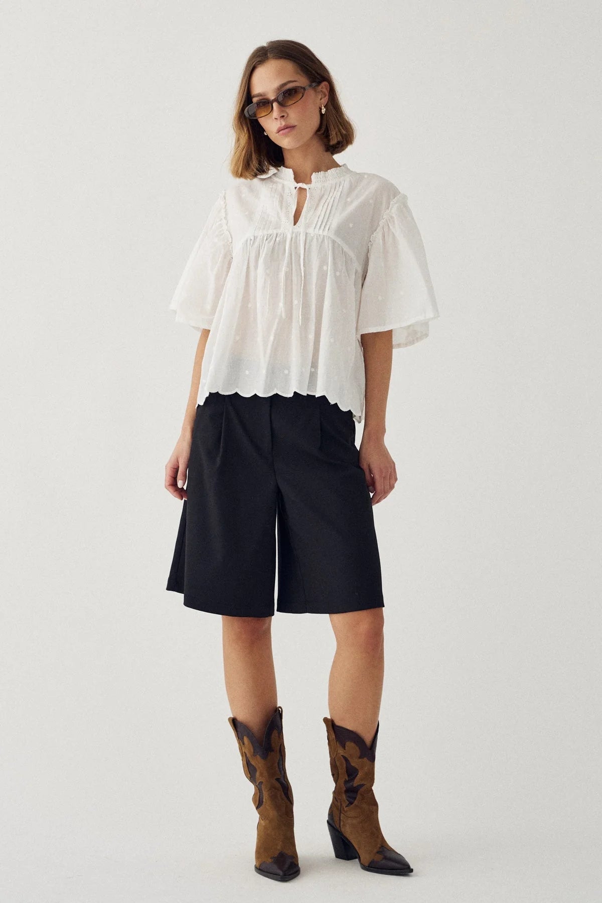 Noella Marielle Blouse White - Steranko Clothing Manchester
