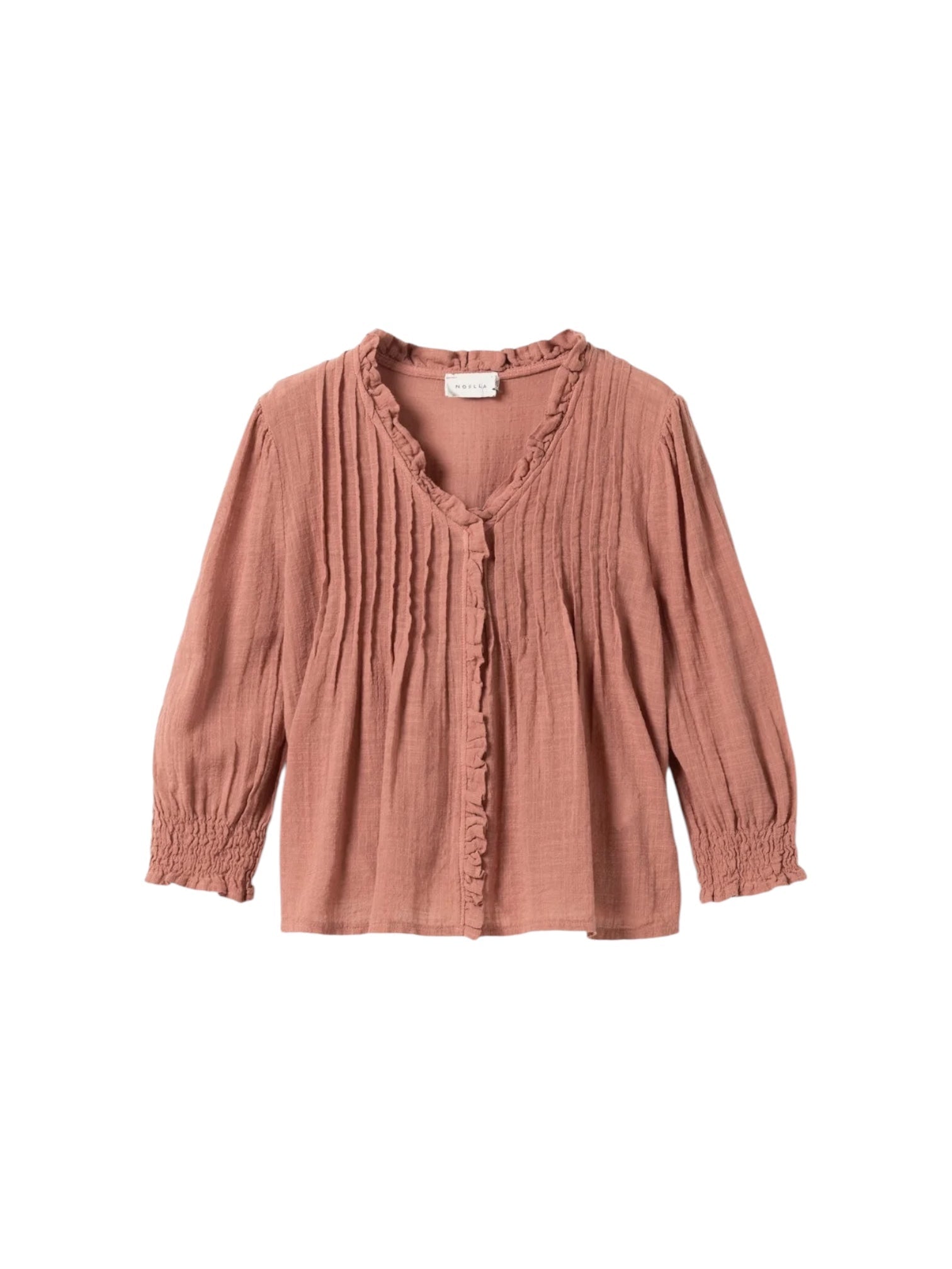 Noella Marin Blouse Red Clay - Steranko Clothing Manchester