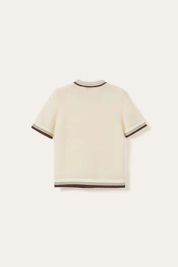 Noella Marthy Knit Ivory Brown - Steranko Clothing Manchester