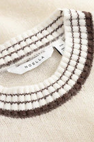 Noella Marthy Knit Ivory Brown - Steranko Clothing Manchester