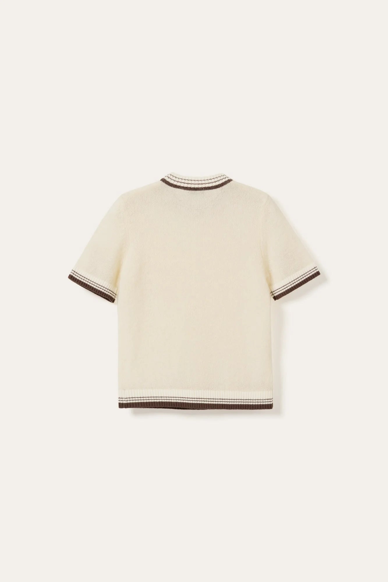 Noella Marthy Knit Ivory Brown - Steranko Clothing Manchester
