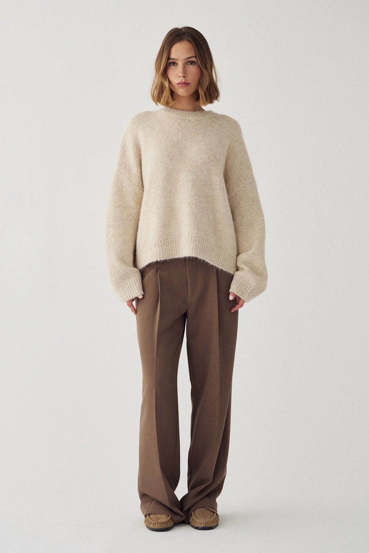 Noella Mavi Knit Beige - Steranko Clothing Manchester
