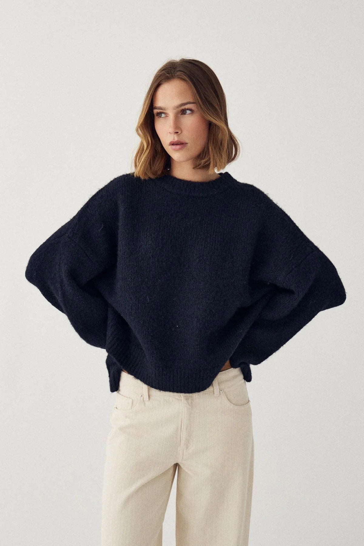 Noella Mavi Knit Navy - Steranko Clothing Manchester