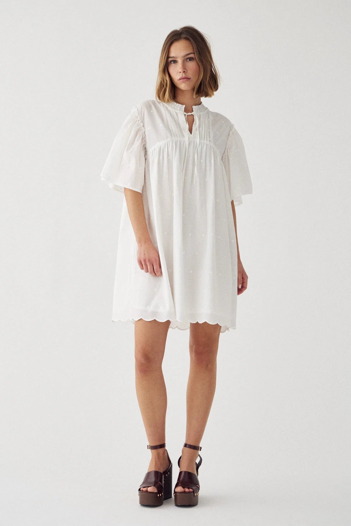 Noella Mayla Dress White - Steranko Clothing Manchester