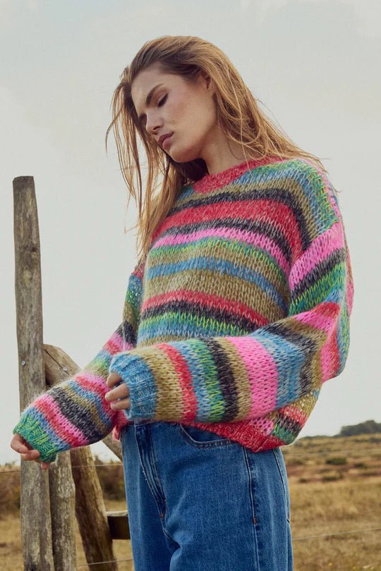 Noella Mayra Knit Decline Multi - Steranko Clothing Manchester