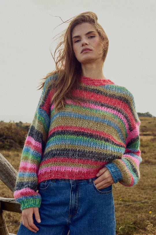 Noella Mayra Knit Decline Multi - Steranko Clothing Manchester