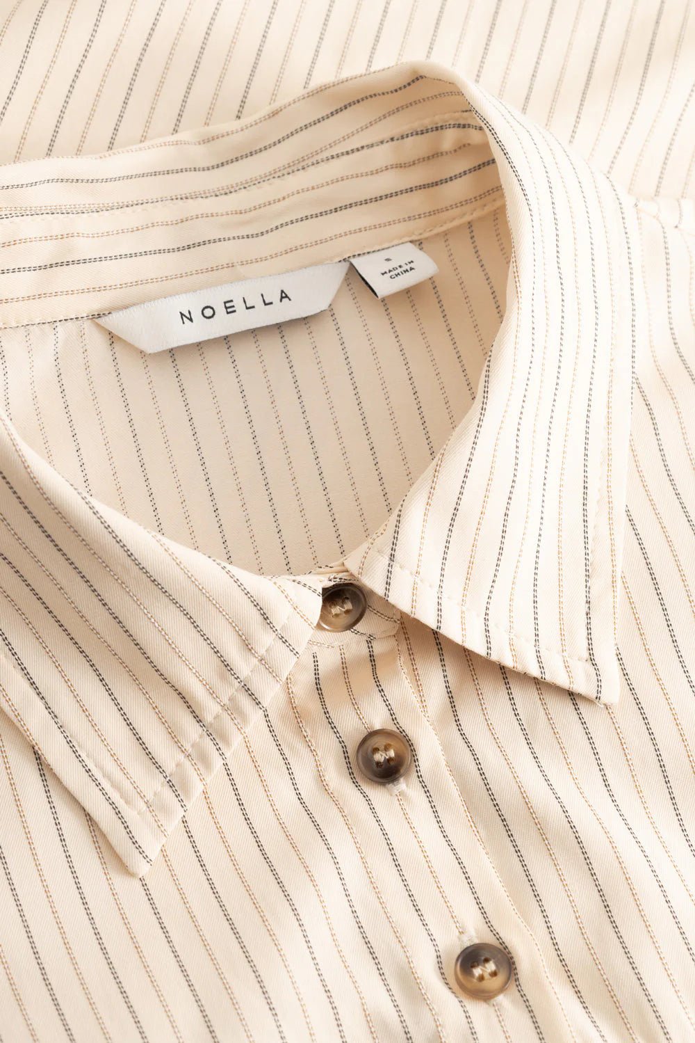 Noella Mikayla Blouse Donnie Cream Stripe - Steranko Clothing Manchester