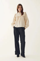 Noella Mikayla Blouse Donnie Cream Stripe - Steranko Clothing Manchester