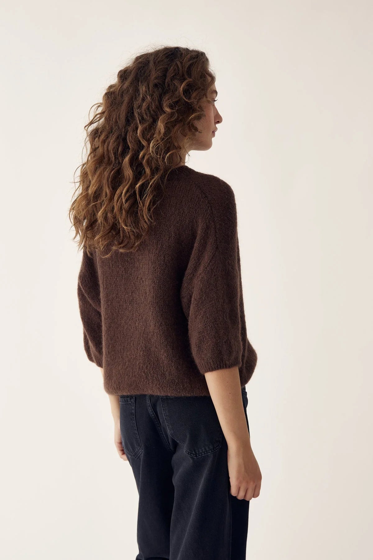 Noella Mimi Knit Jumper Dark Brown - Steranko Clothing Manchester