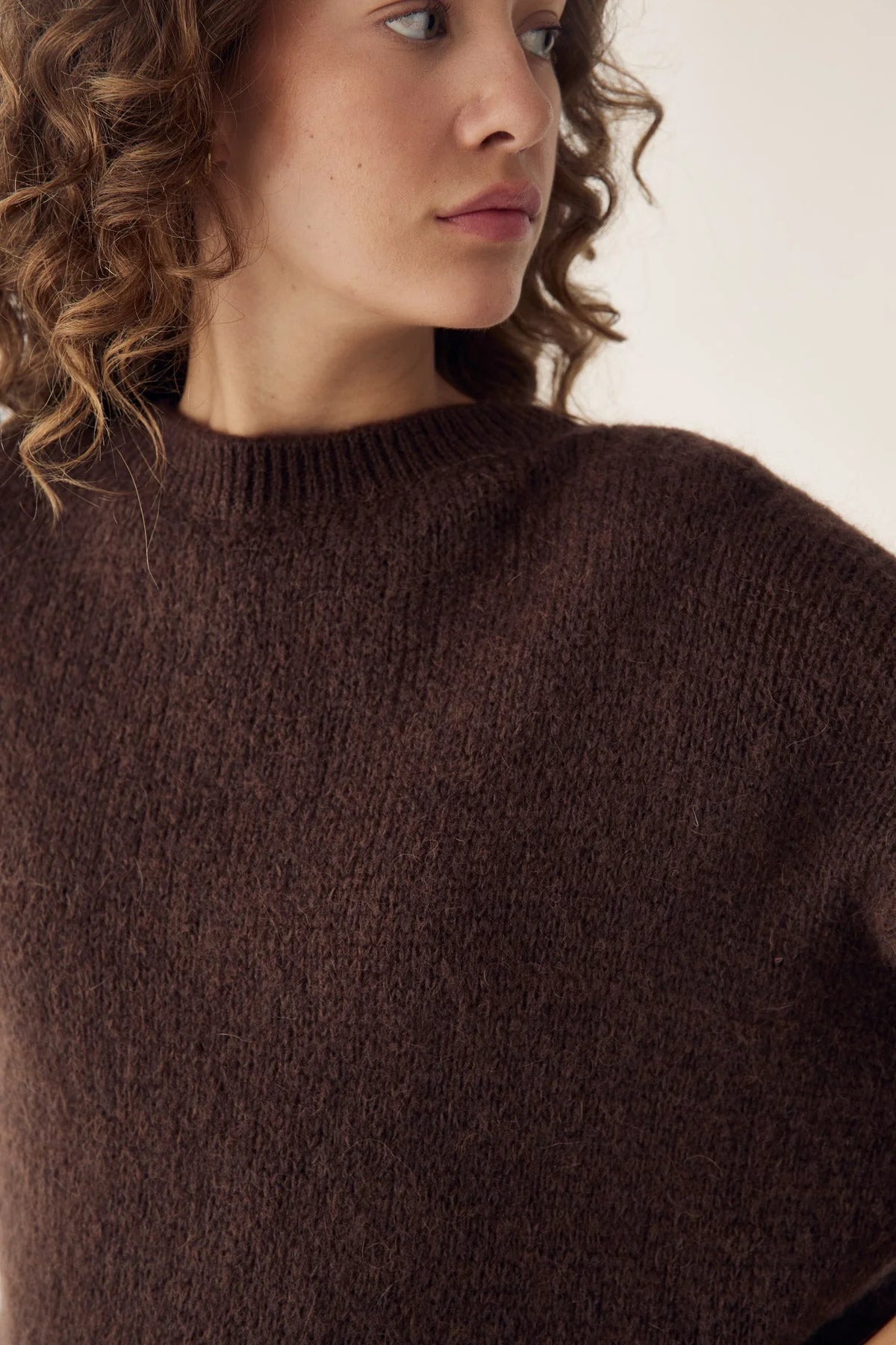 Noella Mimi Knit Jumper Dark Brown - Steranko Clothing Manchester