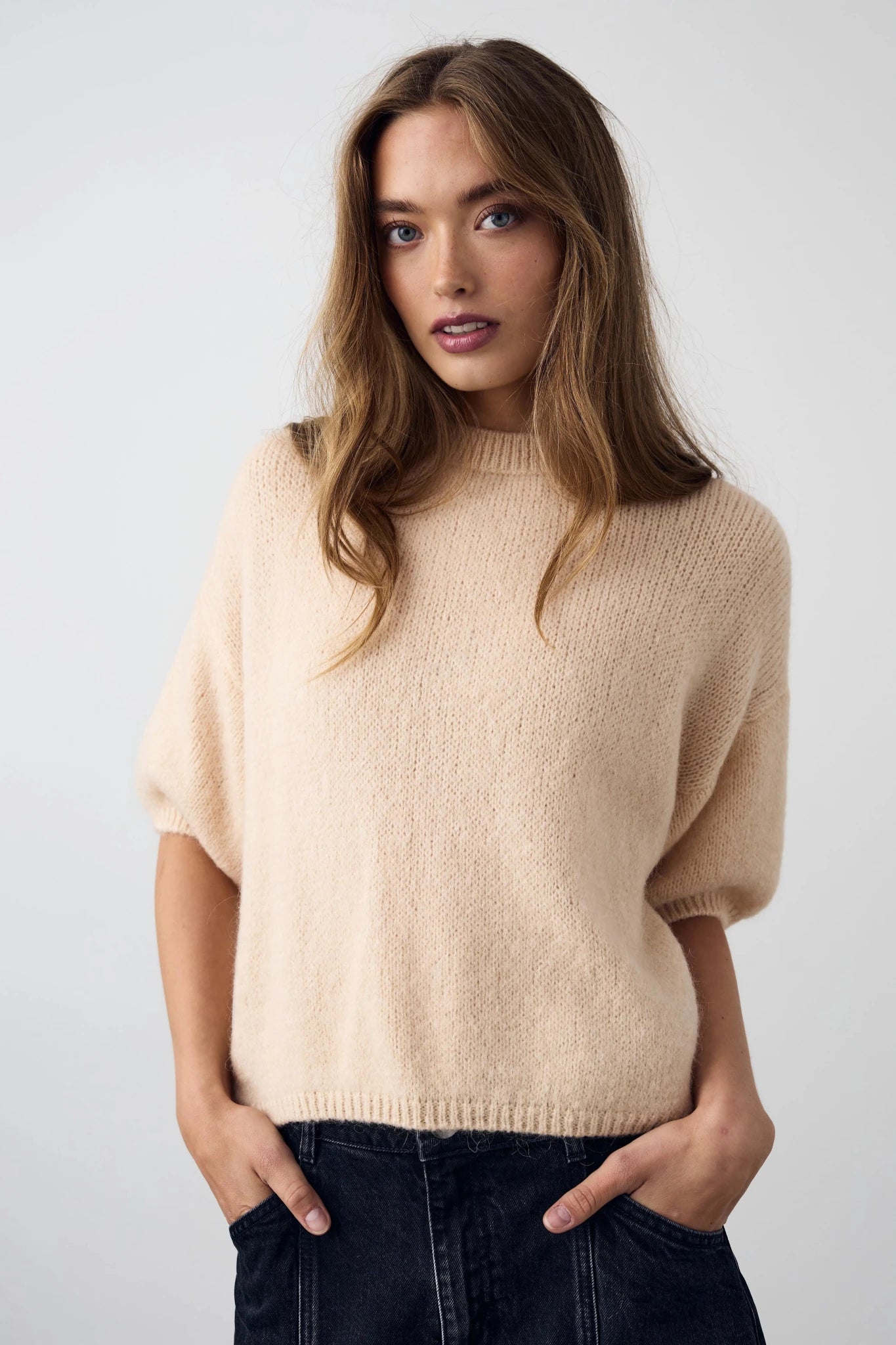 Noella Mimi Knit Jumper Granola - Steranko Clothing Manchester