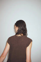 Noella N - Leatrice Knit Vest Dark Brown - Steranko Clothing Manchester