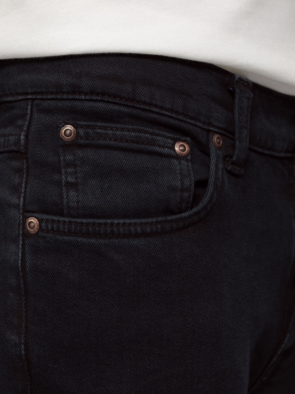 Nudie Jeans Co Lean Dean Black Skies - Steranko Clothing Manchester