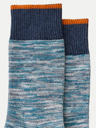 Nudie Jeans Co Rasmusson Multi Yarn Sock Blue - Steranko Clothing Manchester