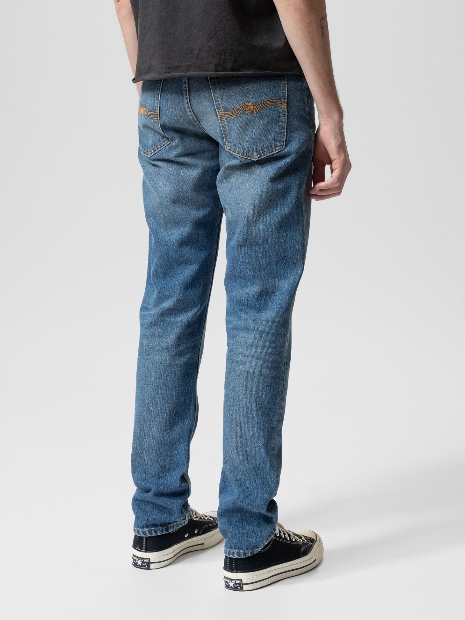 Nudie Jeans Co Steady Eddie II Blue Haze - Steranko Clothing Manchester