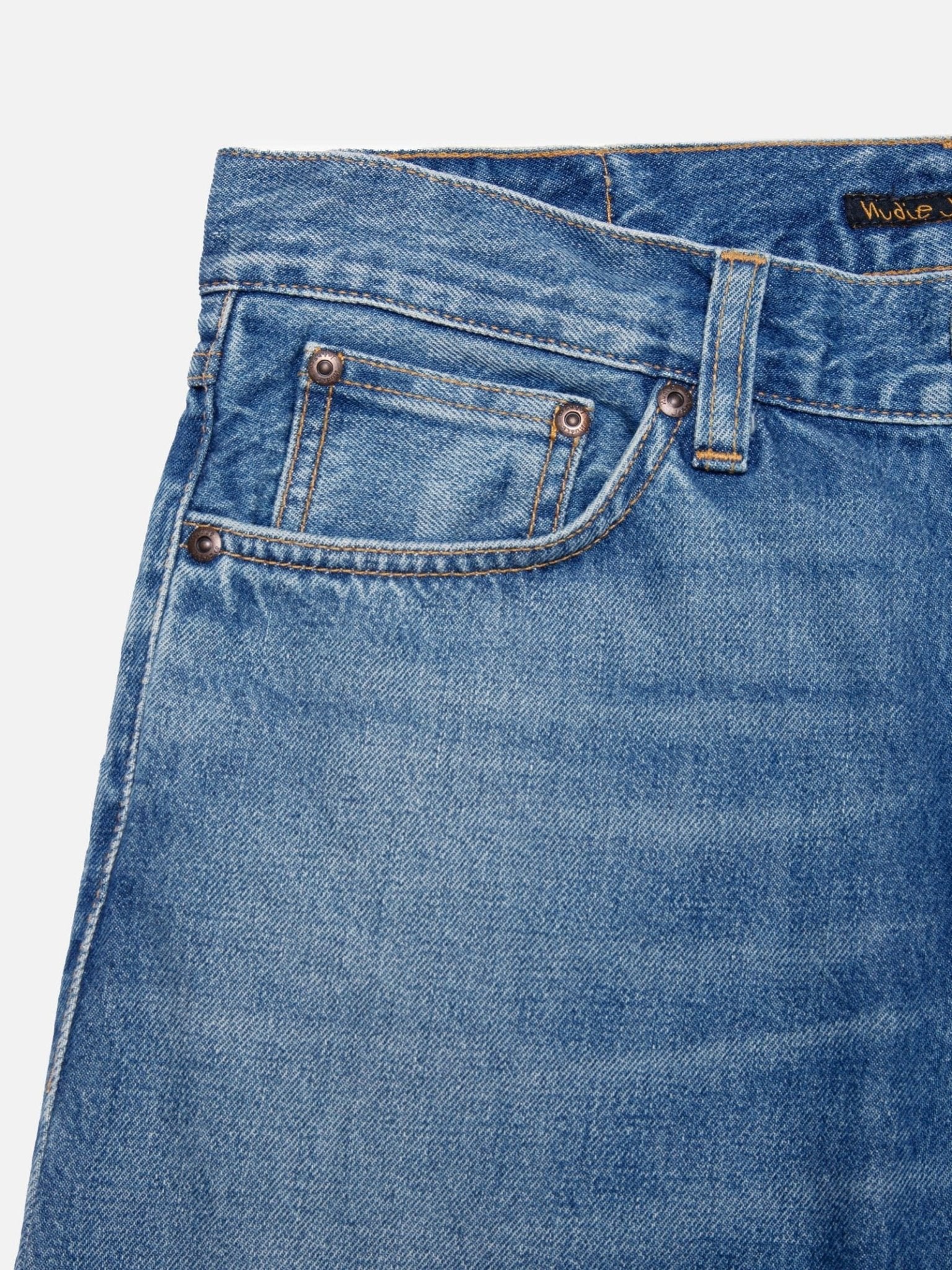 Nudie Jeans Co Steady Eddie II Blue Haze - Steranko Clothing Manchester
