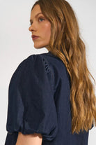 Numph Aletta SS Shirt Dark Blue Denim - Steranko Clothing Manchester