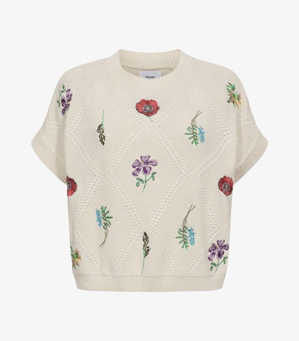 Numph Amie Pullover Pristine - Steranko Clothing Manchester