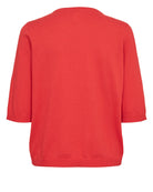 Numph Cally SS Pullover Goji Berry - Steranko Clothing Manchester