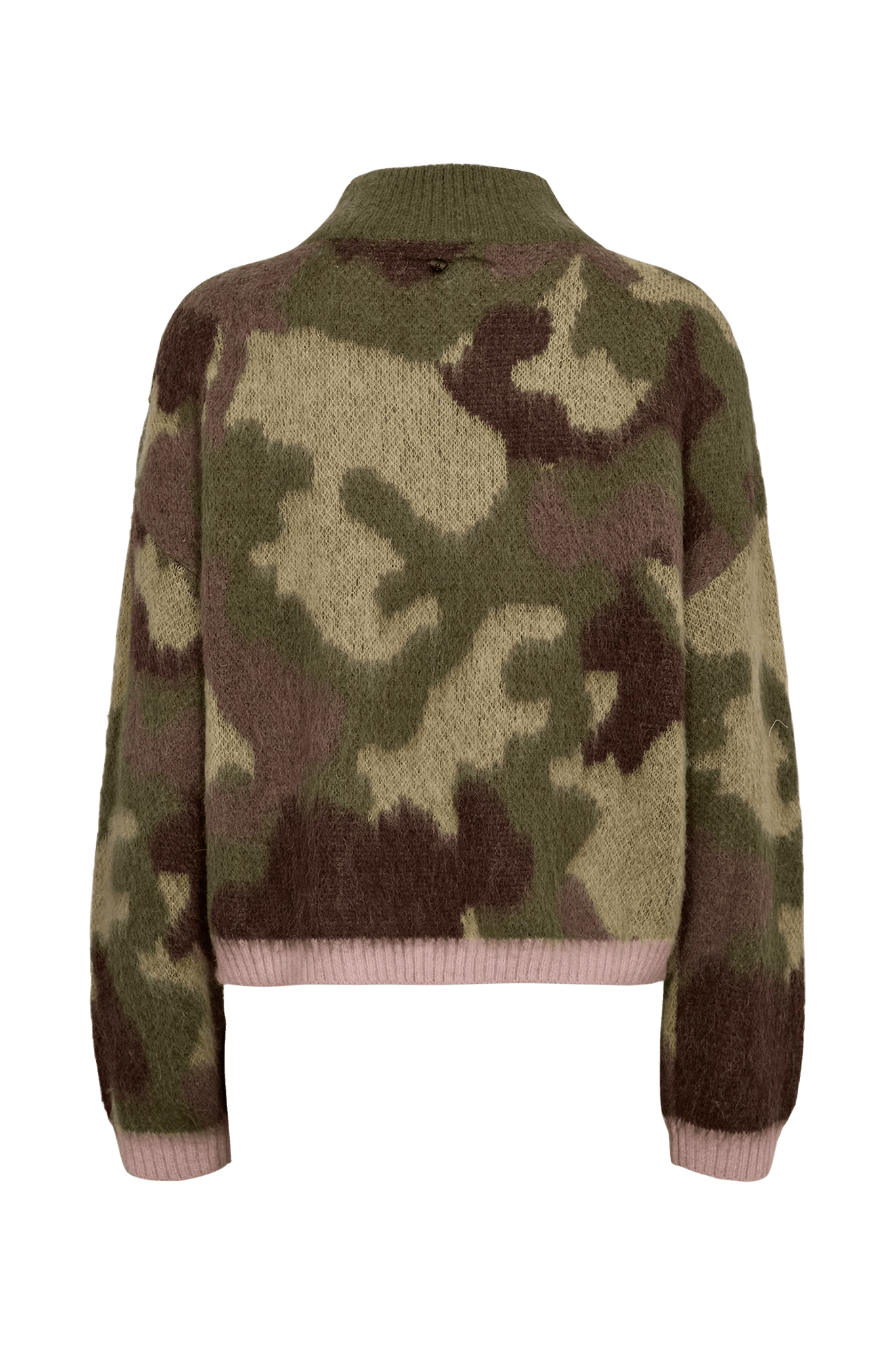 Numph Camu Pullover Calla Green - Steranko Clothing Manchester