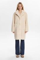 Numph Elliot Reversible Coat Cognac - Steranko Clothing Manchester