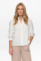 Numph Fenja Shirt Gray Blue - Steranko Clothing Manchester