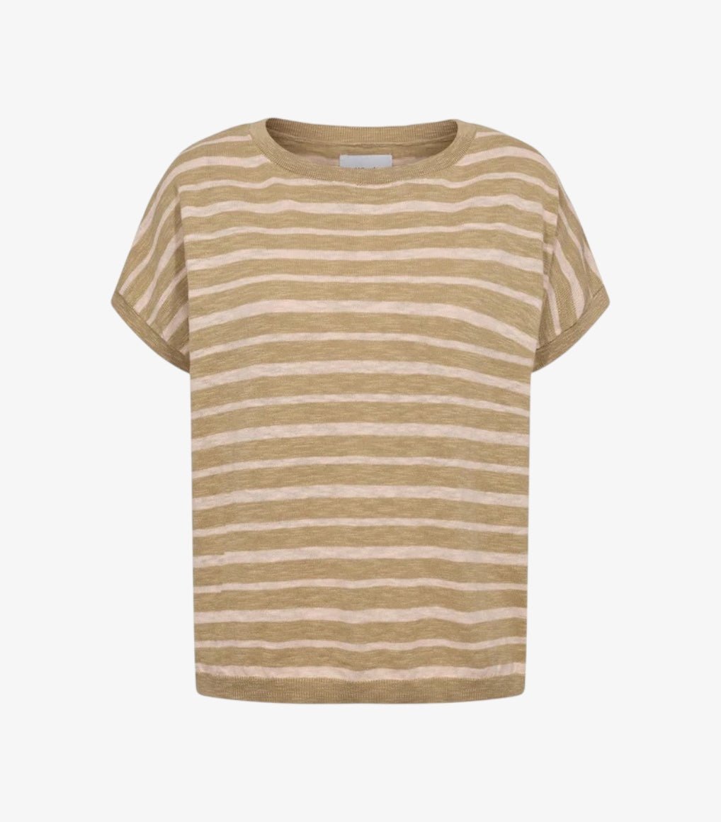 Numph Kiki Boatneck Pullover Mangano Calcite - Steranko Clothing Manchester