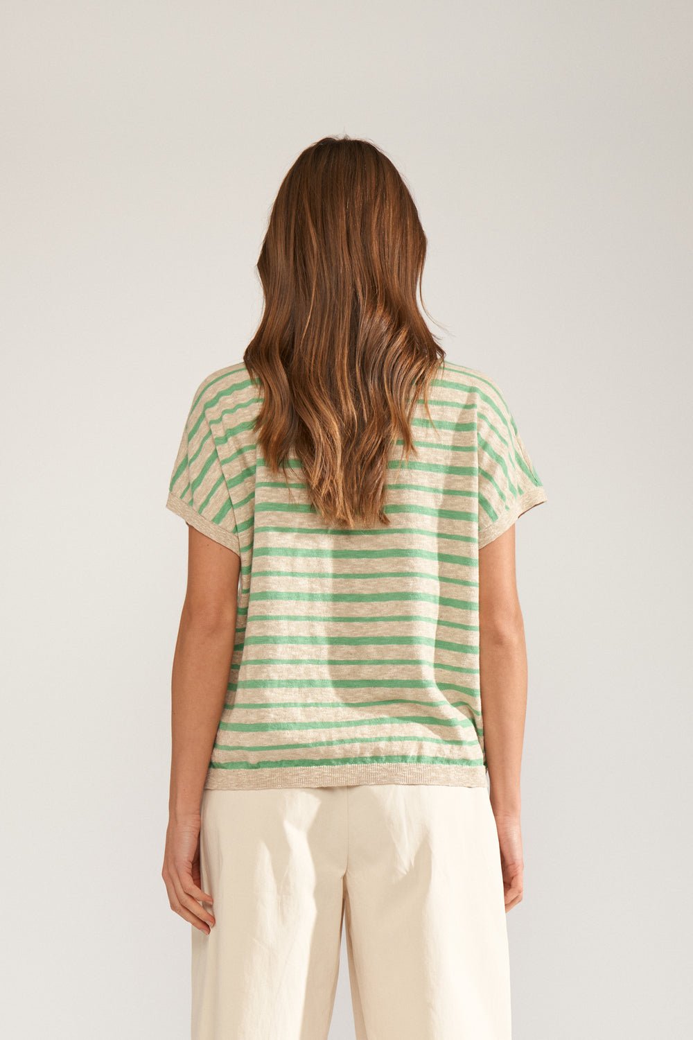 Numph Kiki Pullover Absinthe Green - Steranko Clothing Manchester
