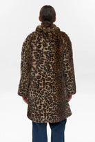 Numph Lulla Faux Fur Coat Black Coffee - Steranko Clothing Manchester