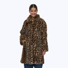 Numph Lulla Faux Fur Coat Black Coffee - Steranko Clothing Manchester