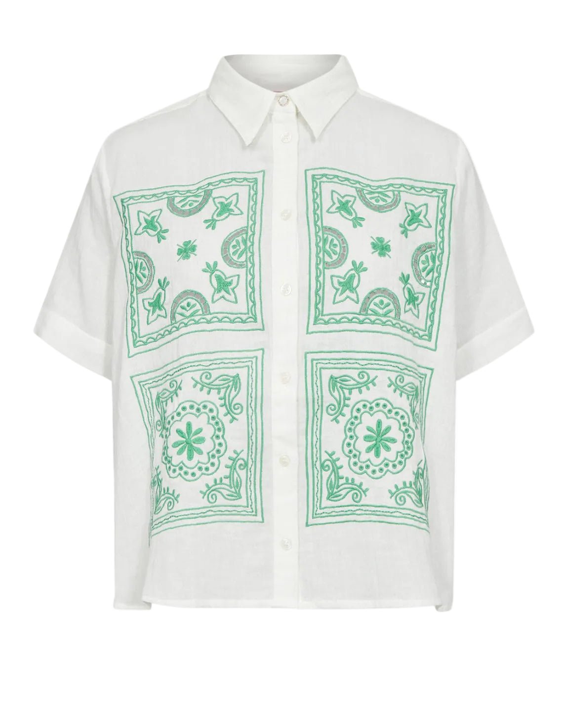 Numph Makyla Shirt Absinthe Green - Steranko Clothing Manchester