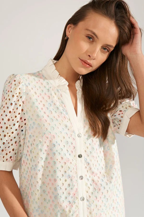 Numph Marisa S/S Shirt Bright White - Steranko Clothing Manchester