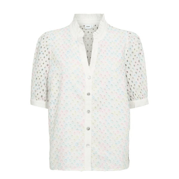 Numph Marisa S/S Shirt Bright White - Steranko Clothing Manchester