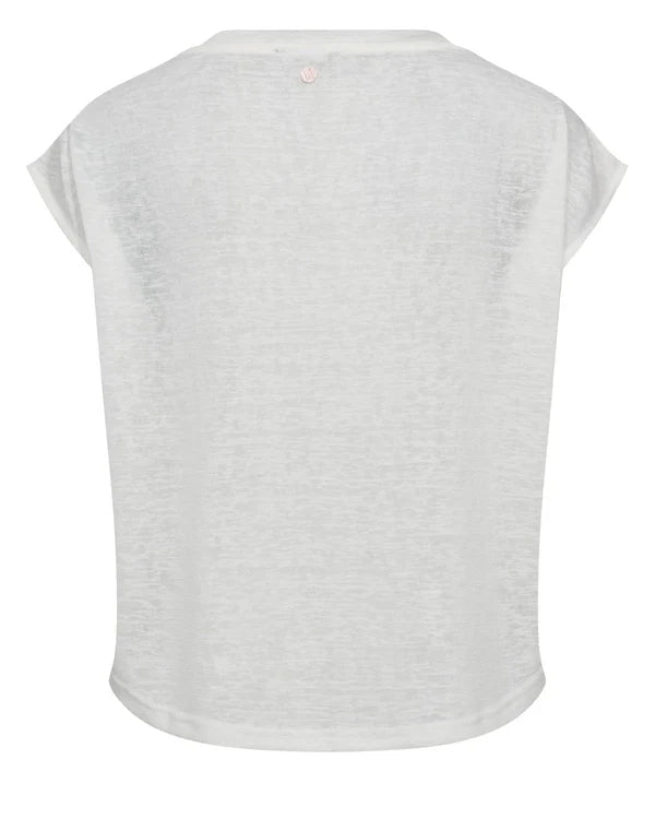 Numph Meddi T-Shirt Cloud Dancer - Steranko Clothing Manchester