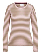 Numph Melany LS Knitted Top Pink Lady - Steranko Clothing Manchester