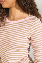 Numph Melany LS Knitted Top Pink Lady - Steranko Clothing Manchester
