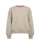 Numph Nucalli Sweatshirt Creme Melange - Steranko Clothing Manchester