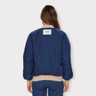 Numph Nuetera Reversible Jacket Dark Sapphire - Steranko Clothing Manchester