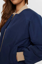 Numph Nuetera Reversible Jacket Dark Sapphire - Steranko Clothing Manchester