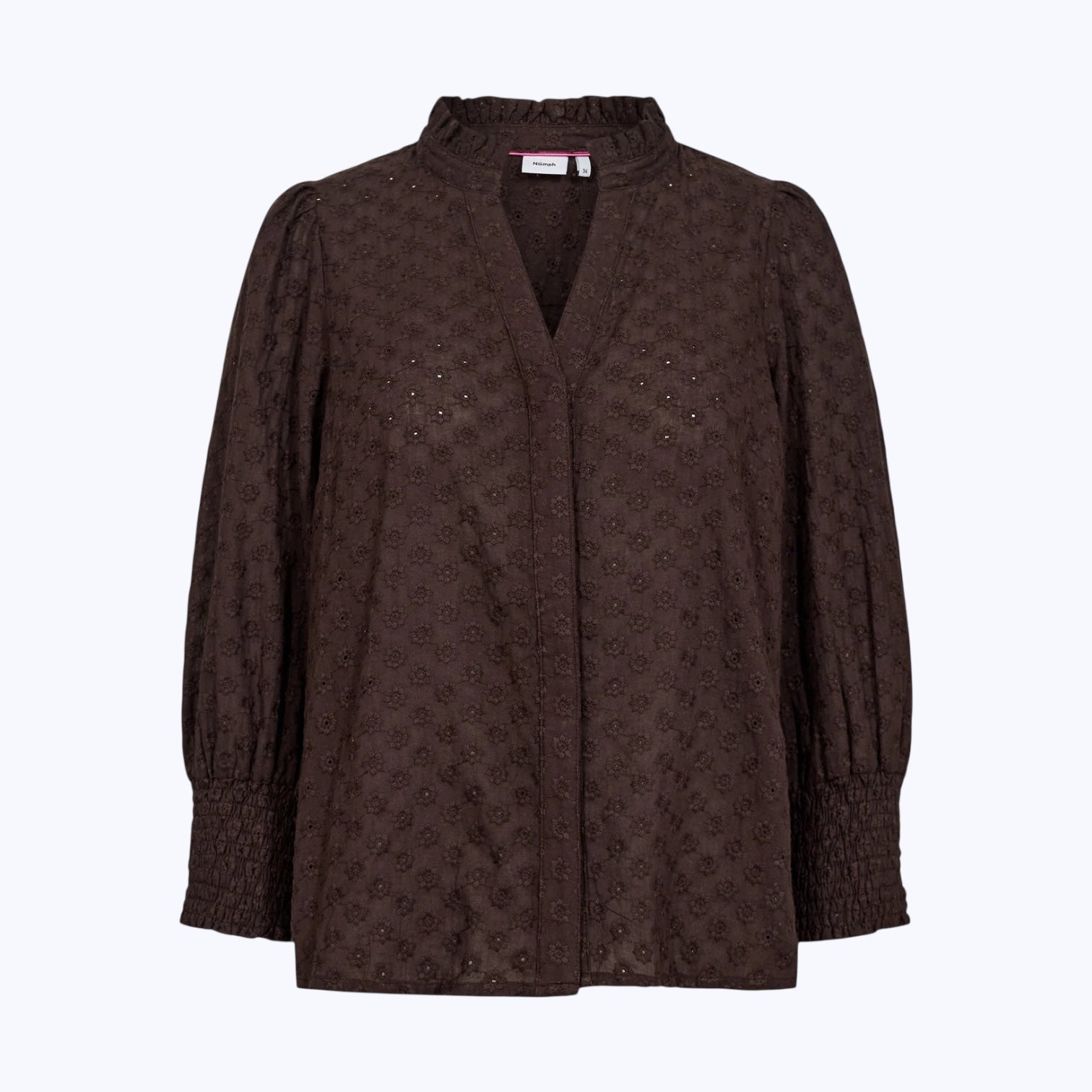 Numph Nusalvie Shirt Black Coffee - Steranko Clothing Manchester