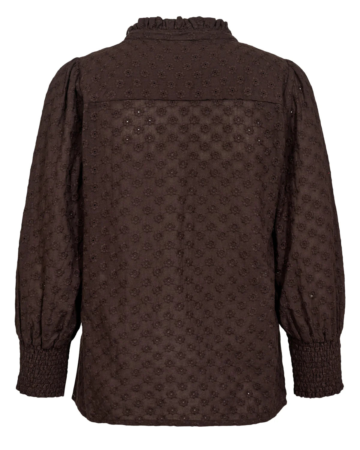 Numph Nusalvie Shirt Black Coffee - Steranko Clothing Manchester