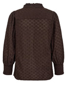 Numph Nusalvie Shirt Black Coffee - Steranko Clothing Manchester