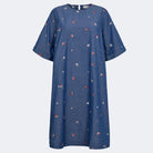 Numph Nuzira Dress Blueprint - Steranko Clothing Manchester