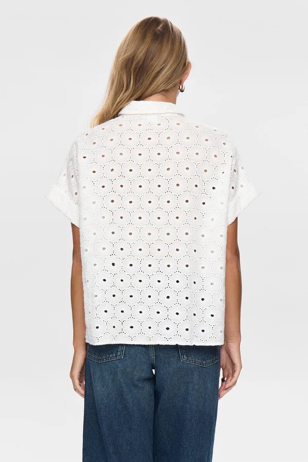 Numph Palma SS Shirt Bright White - Steranko Clothing Manchester