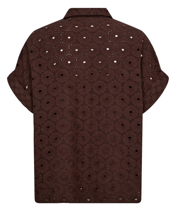 Numph Palma SS Shirt Chicory Coffee - Steranko Clothing Manchester