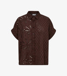Numph Palma SS Shirt Chicory Coffee - Steranko Clothing Manchester