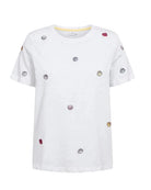 Numph Shellpa T-Shirt Bright White - Steranko Clothing Manchester