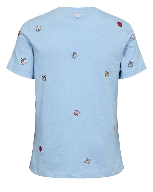Numph Shellpa T-Shirt Placid Blue - Steranko Clothing Manchester