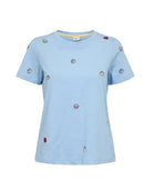 Numph Shellpa T-Shirt Placid Blue - Steranko Clothing Manchester